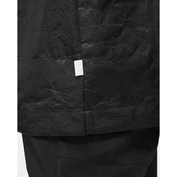 Nike Sportswear Mens Large Long Black Coach Jacket DH7847-010 NWT